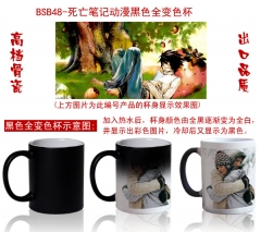 2 Styles Death Note Cartoon Pattern Ceramic Cup Anime Changing Color Ceramic Mug