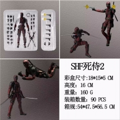 16CM SHF Deadpool 2 Movie Anime Action Figure Superhero Collection Movable Doll