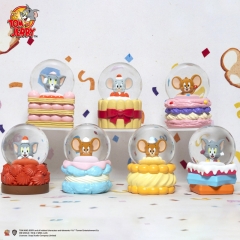 6PCS/SET Original Tom And Jerry Cartoon Game Blind Box Anime PVC Figure