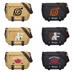 6 Styles Naruto Cartoon Canvas Shoulder Bag Anime Messenger Bag