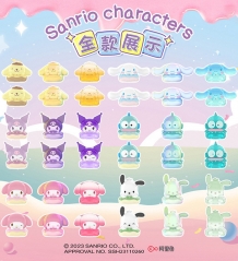 72pcs/set Original Sanrio Donut Cartoon Game Blind Bag Anime PVC Figure