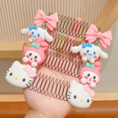 8 Styles Sanrio Melody kitty Cinnamoroll Kuromi Anime Hairpin Bobby Pin