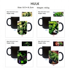 5 Styles The Hulk Cartoon Pattern Ceramic Cup Anime Changing Color Ceramic Mug