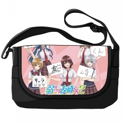 2 Styles Bottom-Tier Character Tomozaki Cartoon Anime Crossbody Bag