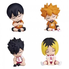 6 cm 4PCS/SET Haikyuu Shoyo Hinata Tobio Kageyama  Anime PVC Figure Toys