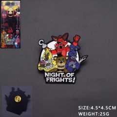 Five Nights at Freddy's Cartoon Alloy Pin Anime Brooch