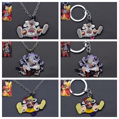 8 Styles One Piece Alloy Anime Necklace/Keychain