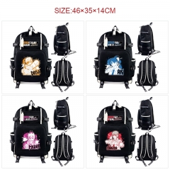 9 Styles Chainsaw Man Cartoon Anime Canvas Backpack Bag