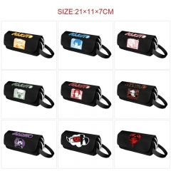 10 Styles Naruto Cartoon Pattern Pencil Case Anime Pencil Bag