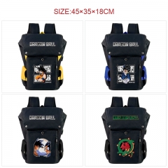 8 Styles Dragon Ball Z Cartoon Pattern Anime Backpack Bag With USB Charging Cable