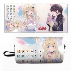 Our Dating Story: The Experienced You and The Inexperienced Me Cartoon Pencil Box Anime Pencil Bag