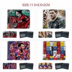 6 Styles Football Star Cartoon Short Pattern Purse Anime Wallet