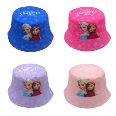 4 Styles Frozen Ice Princess Cartoon Hat Cap Anime Fisherman's Hat