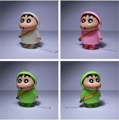 15CM 4 Colors Crayon Shin-chan PVC Anime Figure Toys