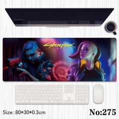 （80*30*0.3cm）2 Styles Cyberpunk Cartoon Anime Mouse Pad