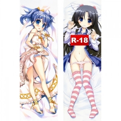 50x160CM Smile Shooter Sexy Girl Soft Bolster Body Long Anime Pillow