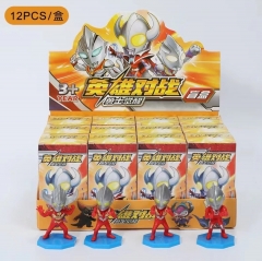 12PCS/SET 3 Styles Ultraman Surprise Blind Box Cartoon Anime PVC Figure