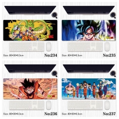 （80*30*0.3cm）4 Styles Dragon Ball Z Cartoon Anime Mouse Pad