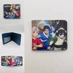 2 Styles Avatar：The Last Airbender Cartoon Pattern Coin Purse Short Anime Wallet