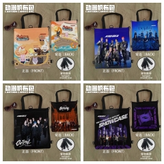 5 Styles K-POP ATEEZ/A TEEnager Z Cartoon Canvas Anime Shopping Bag