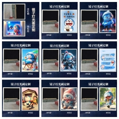 21.3*16.5cm 19 Styles Doraemon Photo Frame Picture Lamp Anime Nightlight