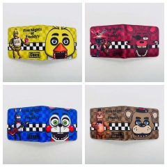 5 Styles Five Nights at Freddy's Cartoon Pattern Coin Purse Short Anime Wallet