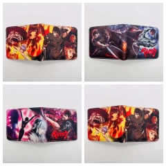 7 Styles Berserk Cartoon Pattern Coin Purse Short Anime Wallet