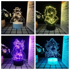 5 Styles Genshin Impact Cartoon 3D Anime Nightlight(16 Colors Remote Control)