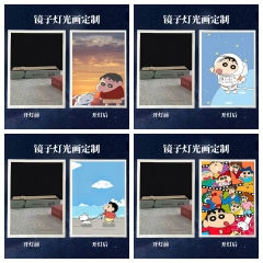 21.3*16.5cm 7 Styles Crayon Shin-chan Photo Frame Picture Lamp Anime Nightlight