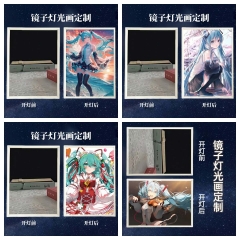 7 Styles Hatsune Miku Photo Frame Picture Lamp Anime Nightlight