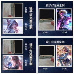 21.3*16.5cm 9 Styles League of Legends Photo Frame Picture Lamp Anime Nightlight