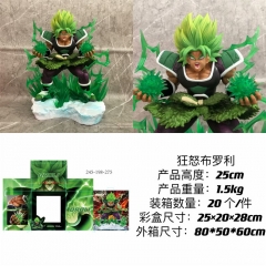 (No Box)25CM Dragon Ball Z Broli Cartoon Anime PVC Figure Model Toy