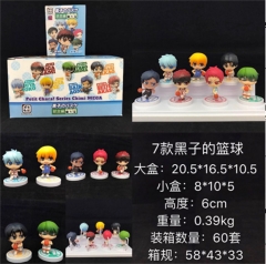 7PCS/SET 6CM Kuroko no Basuke Model Toy PVC Anime Figure Blind Box