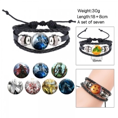 3 Styles (Replaceable Pattern) Library Of Ruina Cartoon Anime Bracelet Wristband