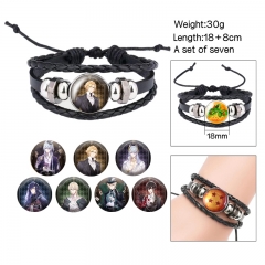 3 Styles (Replaceable Pattern) For All Time Cartoon Anime Bracelet Wristband