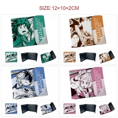 8 Styles My Hero Academia Cartoon Pattern Purse Anime Short Wallet