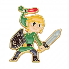 2 Styles The Legend Of Zelda Cartoon Anime Alloy Pin Brooch
