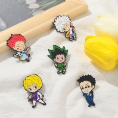 5 Styles HUNTER×HUNTER Cartoon Anime Alloy Pin Brooch