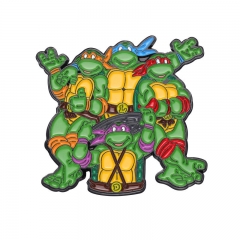 Teenage Mutant Ninja Turtles Anime Alloy Pin Brooch