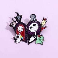 2 Styles The Nightmare Before Christmas Anime Alloy Pin Brooch