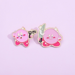 2 Styles Kirby Anime Alloy Pin Brooch