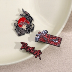 3 Styles Berserk Anime Alloy Pin Brooch