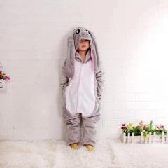 Animal Rabbit  Cartoon Cosplay New Kawaii Pyjamas Warm Winter Anime Flannel Pajamas