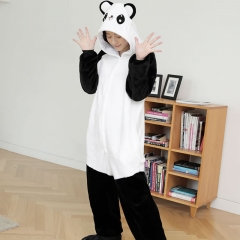 Kung Fu Panda Cartoon Cosplay New Kawaii Pyjamas Warm Winter Anime Flannel Pajamas