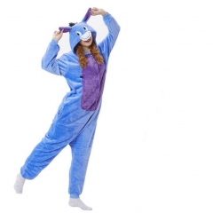 Donkey Cartoon Cosplay New Kawaii Pyjamas Warm Winter Anime Flannel Pajamas