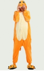 Pokemon Charmander Cartoon Cosplay New Kawaii Pyjamas Warm Winter Anime Flannel Pajamas