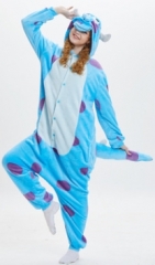 Animal Cow Cartoon Cosplay New Kawaii Pyjamas Warm Winter Anime Flannel Pajamas