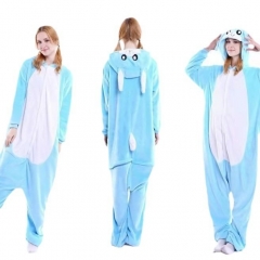 2 Styles Rabbit Cartoon Cosplay New Kawaii Pyjamas Warm Winter Anime Flannel Pajamas