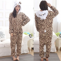 Hello Kitty Cartoon Cosplay New Kawaii Pyjamas Warm Winter Anime Flannel Pajamas