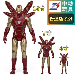 Original 22 Styles 4/7/14 Inch Marvel Spider Man Iron Man Hulk Cartoon Anime PVC Action Figure